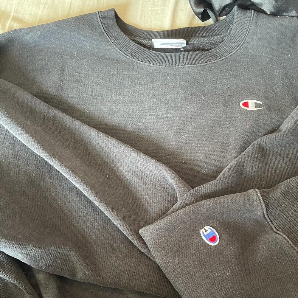Cropped champion hoodie